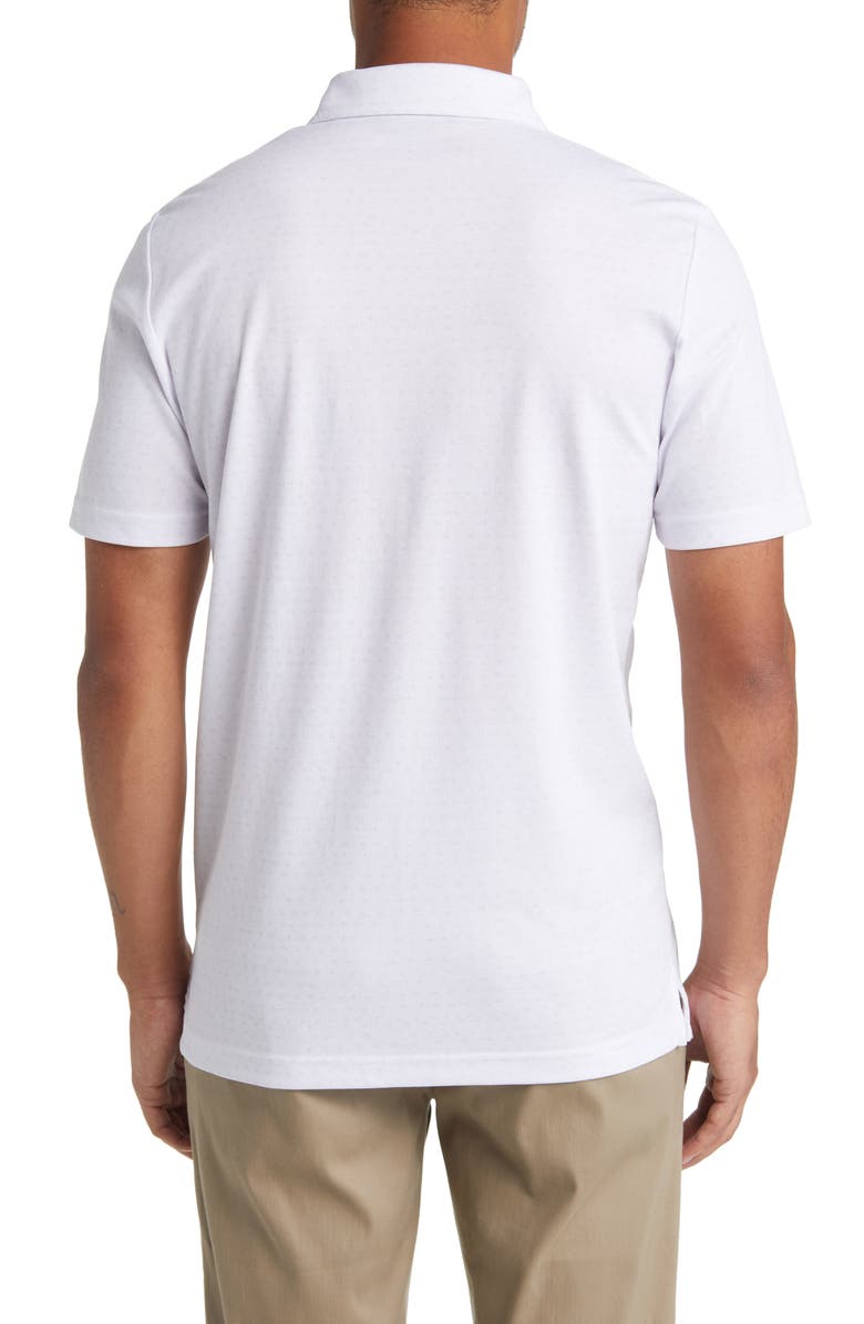 TravisMathew Freeze Frame Solid White Golf Polo, Alternate, color, White