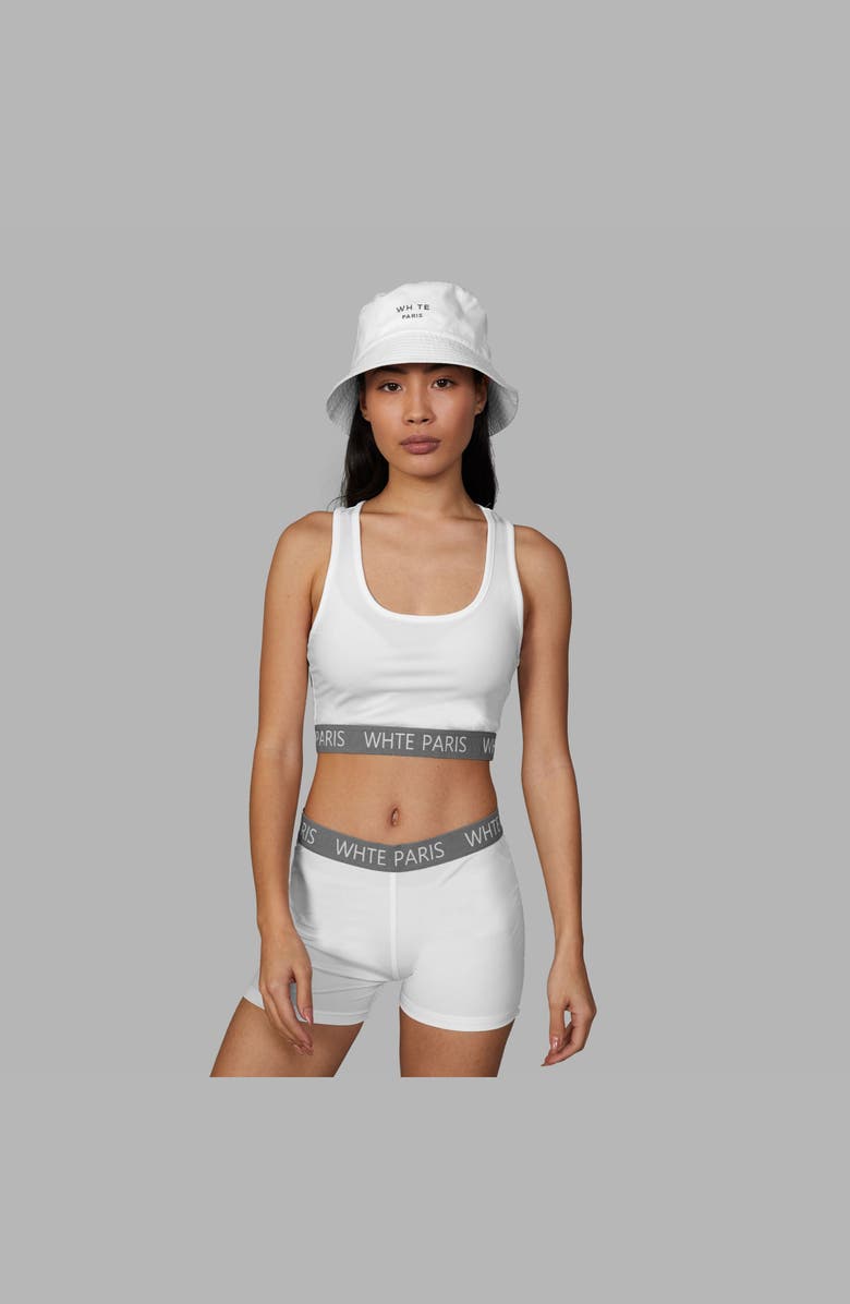Blvck Whte Signature Short, Alternate, color, White