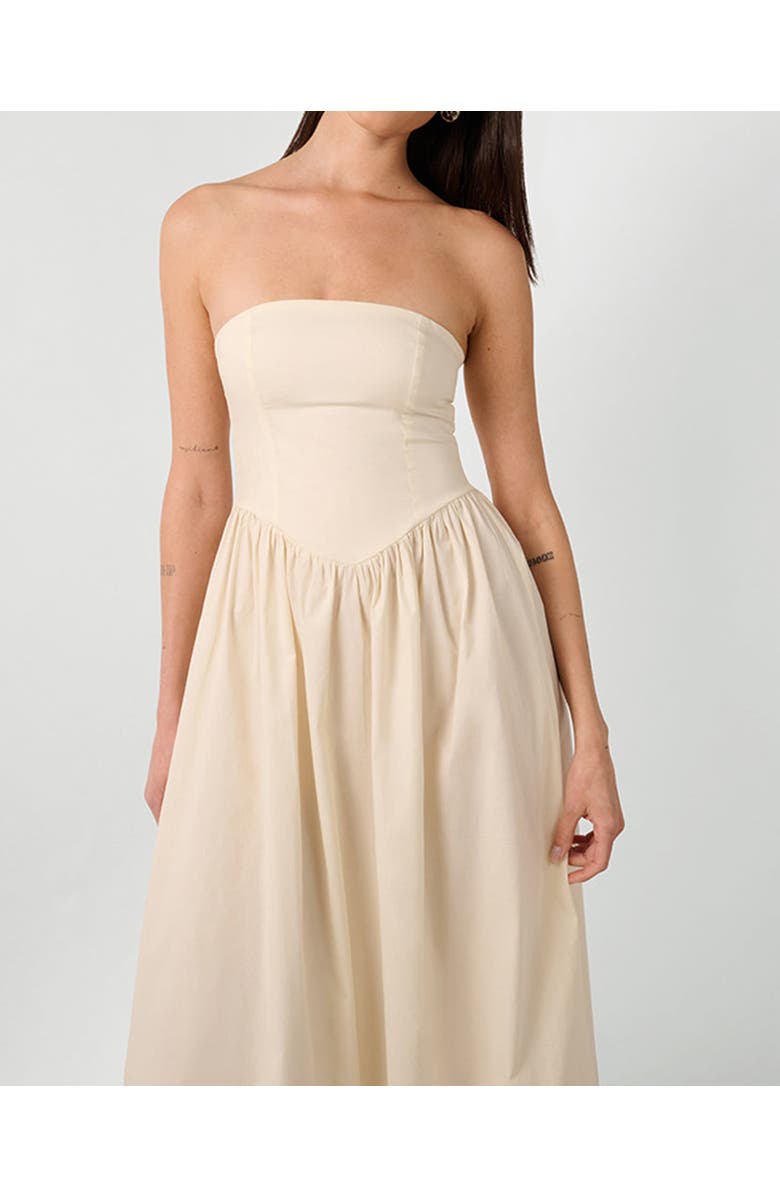 WeWoreWhat Corset Maxi Dress, Alternate, color, Ivory