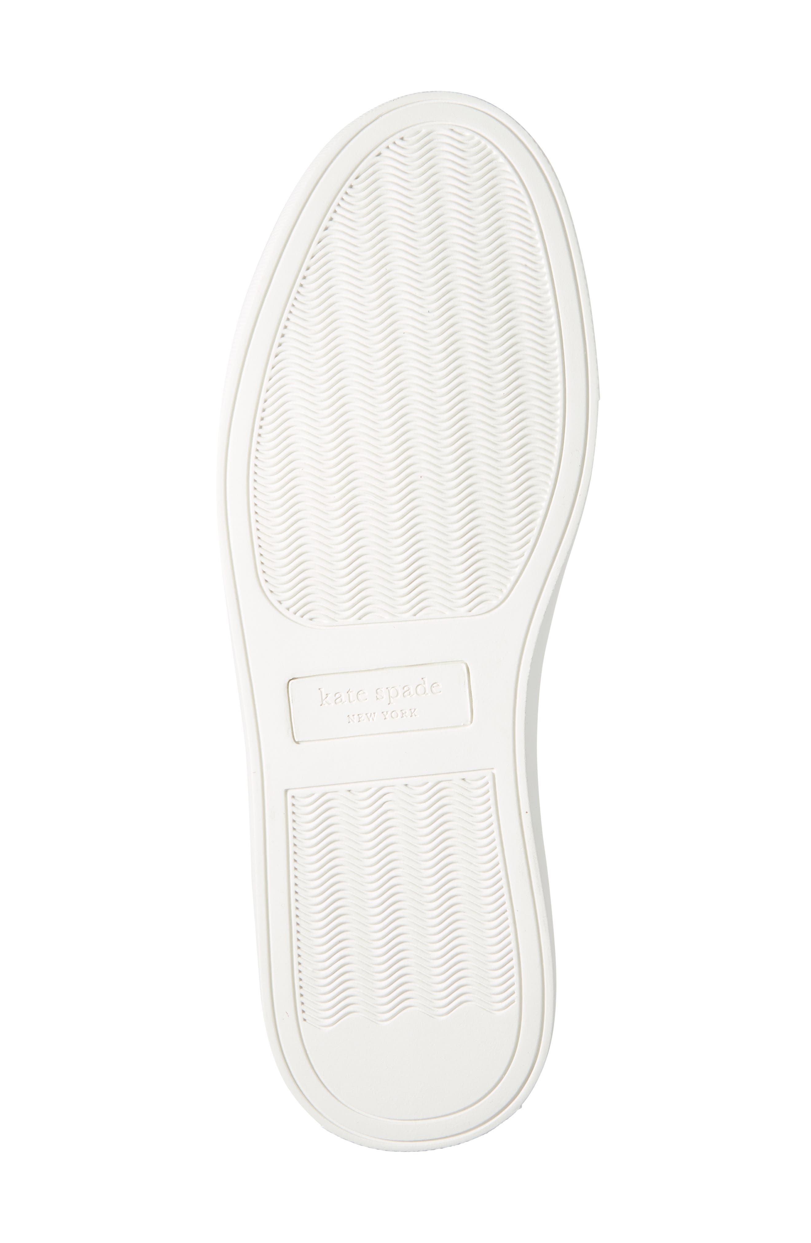 Kate Spade New York fez smooth leather sneaker, Alternate, color, 