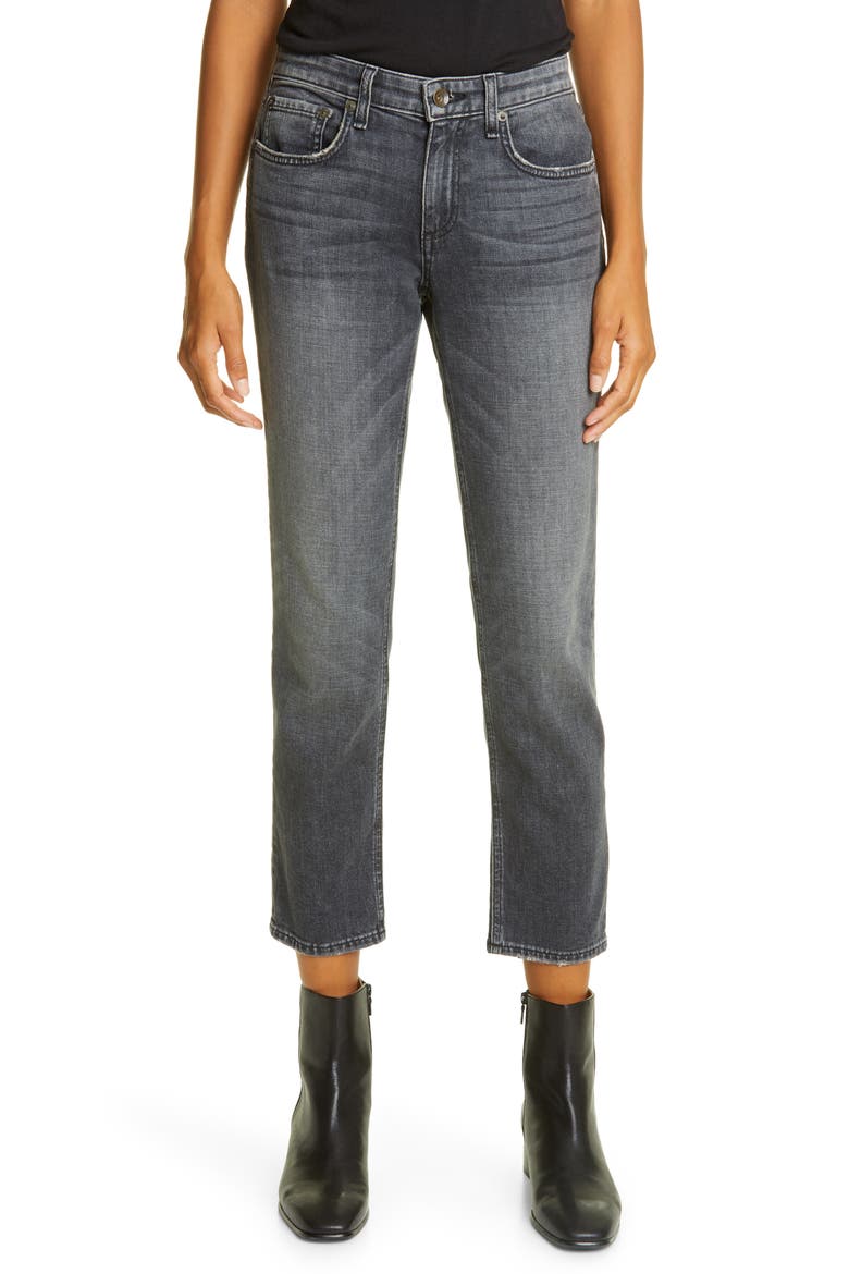 Dre Slim Boyfriend Jeans, Main, color, NIGHT RIDE