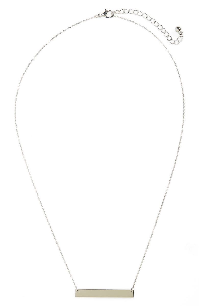 BP. Bar Charm Necklace, Main, color,