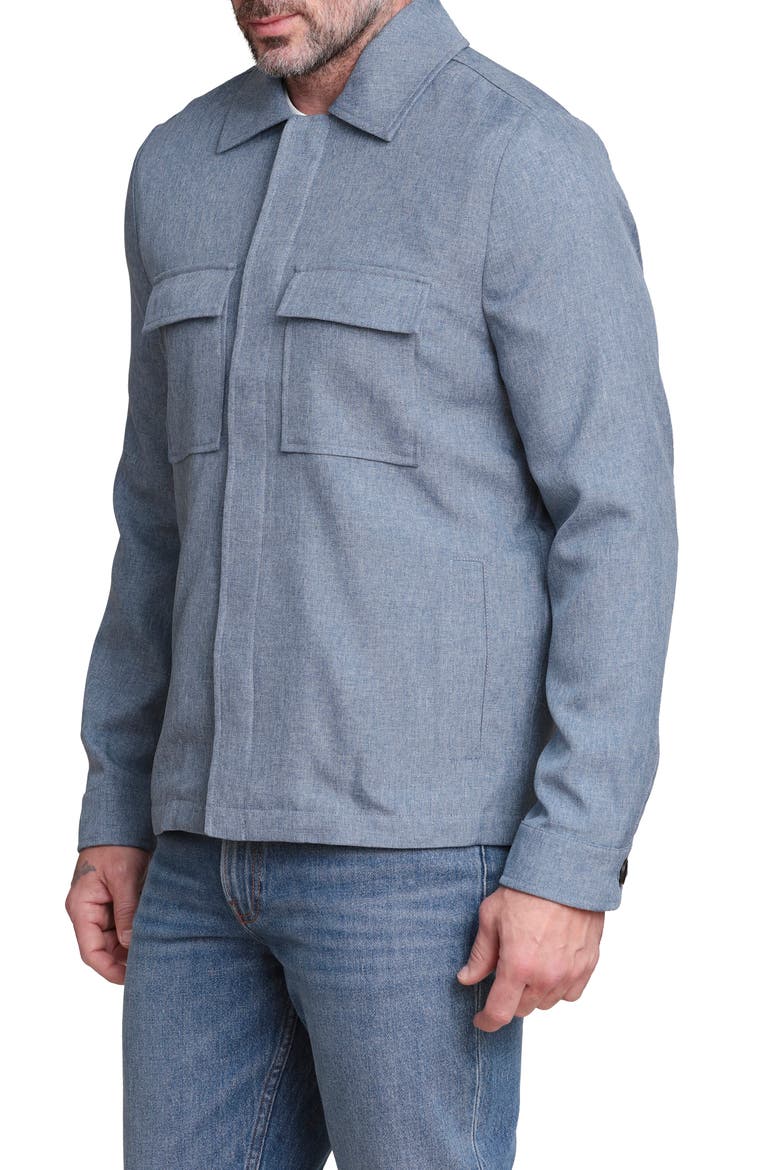 Shirt Jacket, Alternate, color, PROVINCIAL BLUE