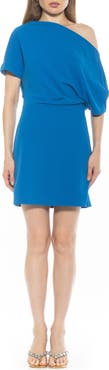 Alexia Admor Suri Draped One-Shoulder Minidress