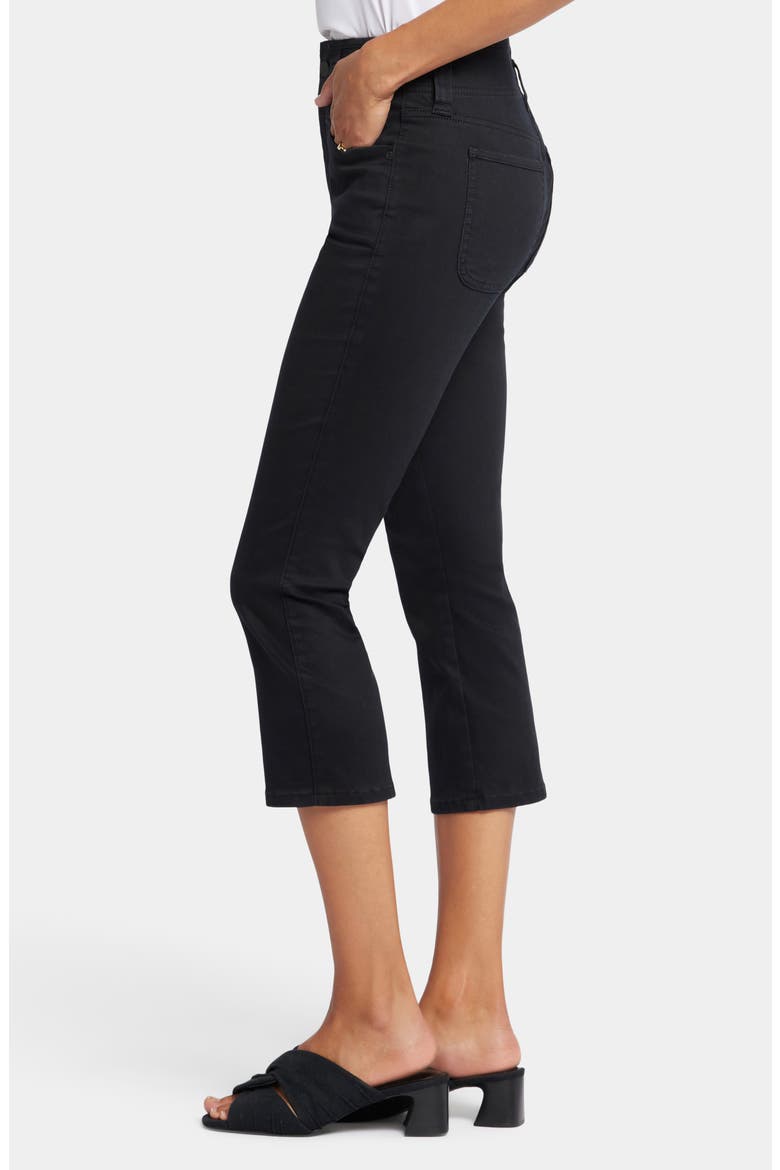 Ami High Waist Skinny Capri Jeans, Alternate, color, BLACK