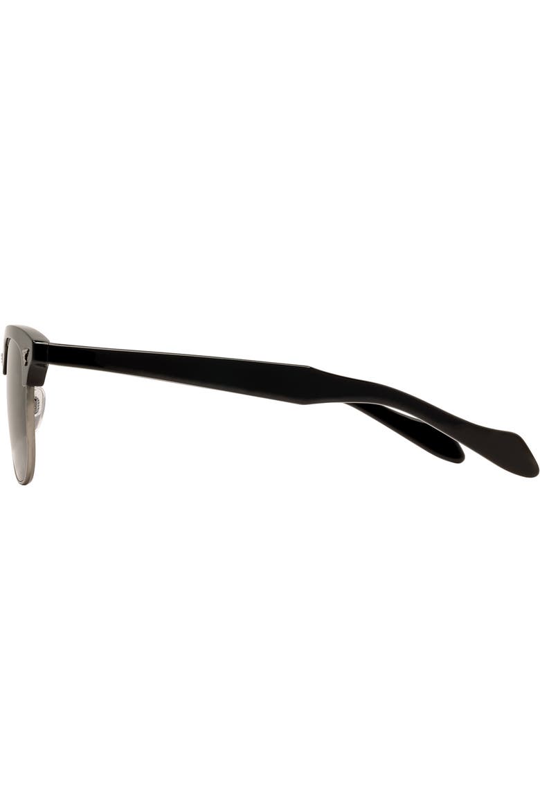 Sirmont 53mm Wayfarer Nylon Polarized, Alternate, color, Black Gunmetal - Polarized