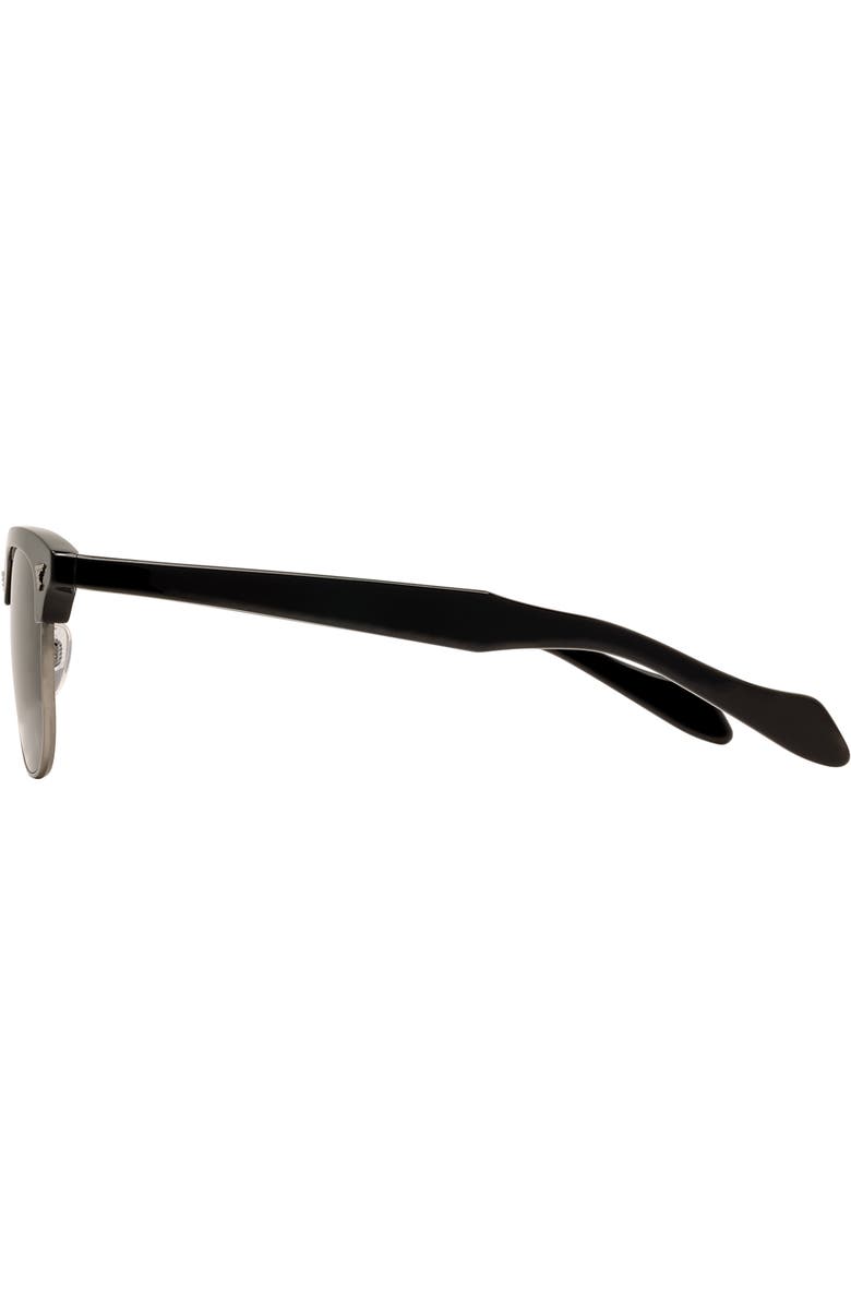 American Optical Sirmont 51mm Wayfarer Nylon Polarized, Alternate, color, Black Gunmetal - Polarized