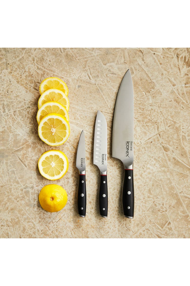 iconiX® 3-Piece Starter Knife Set, Alternate, color, Black