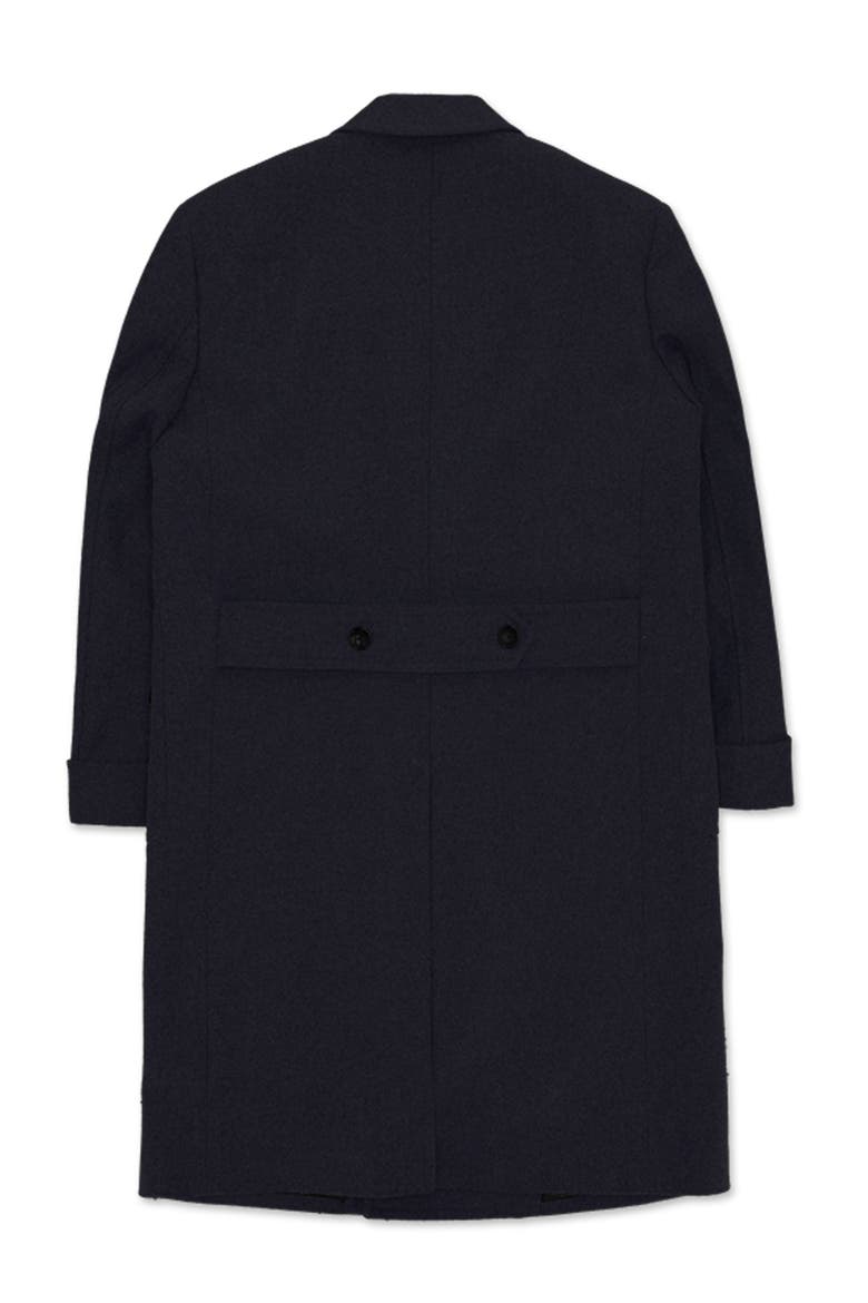 Double Breasted Wool Coat, Alternate, color, Blue