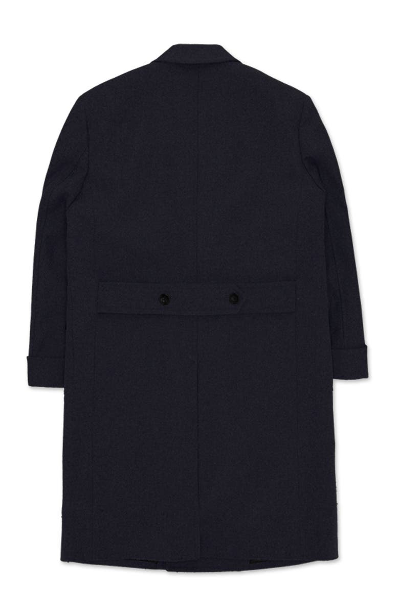 Fortela Double Breasted Wool Coat, Alternate, color, Blue