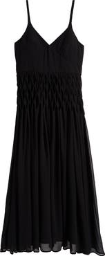 Hutch Diamond Pleat Detail Maxi Dress