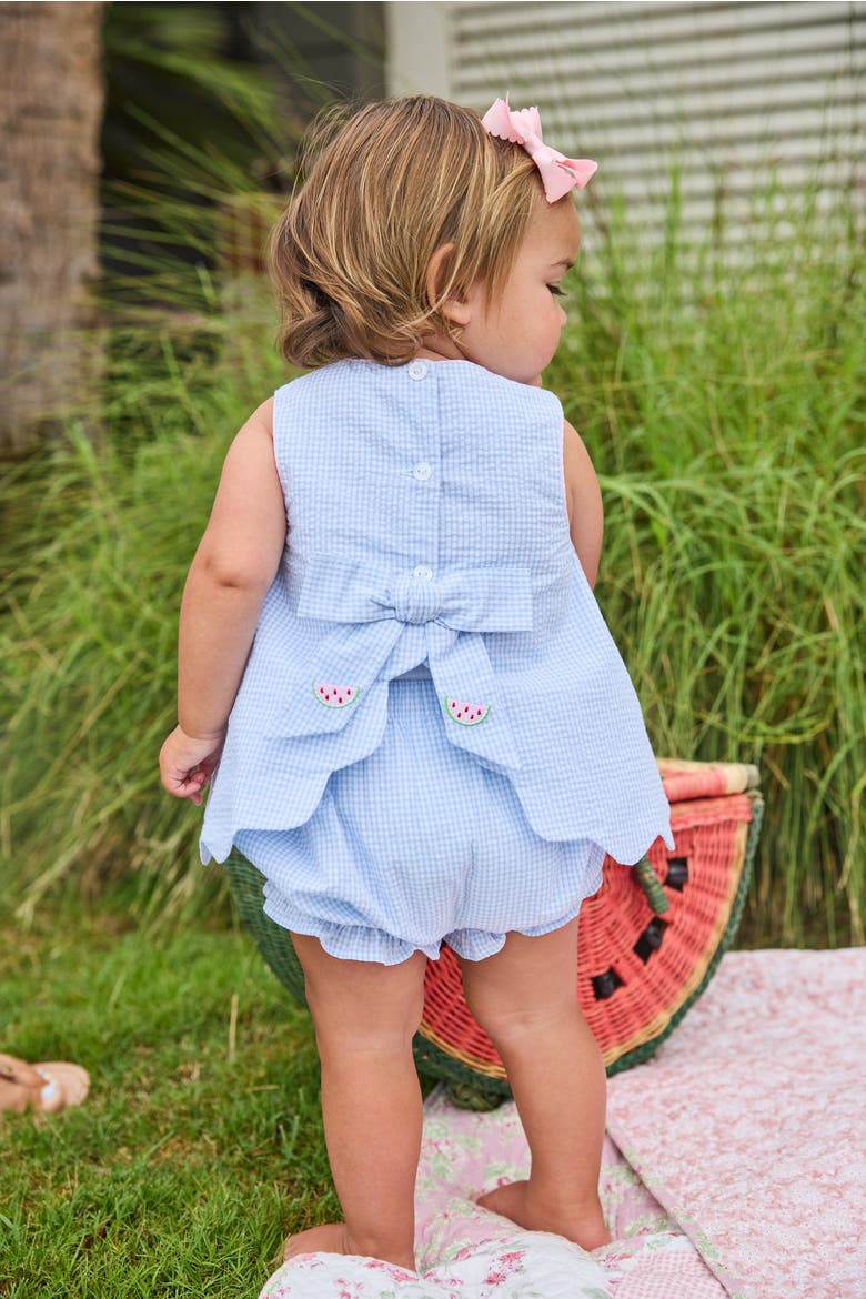 Kids' Bow Back Bloomer Set, Alternate, color, Watermelon
