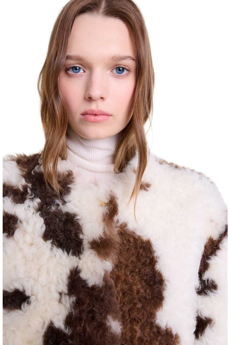 Reversible shearling, Alternate, color, Ecru