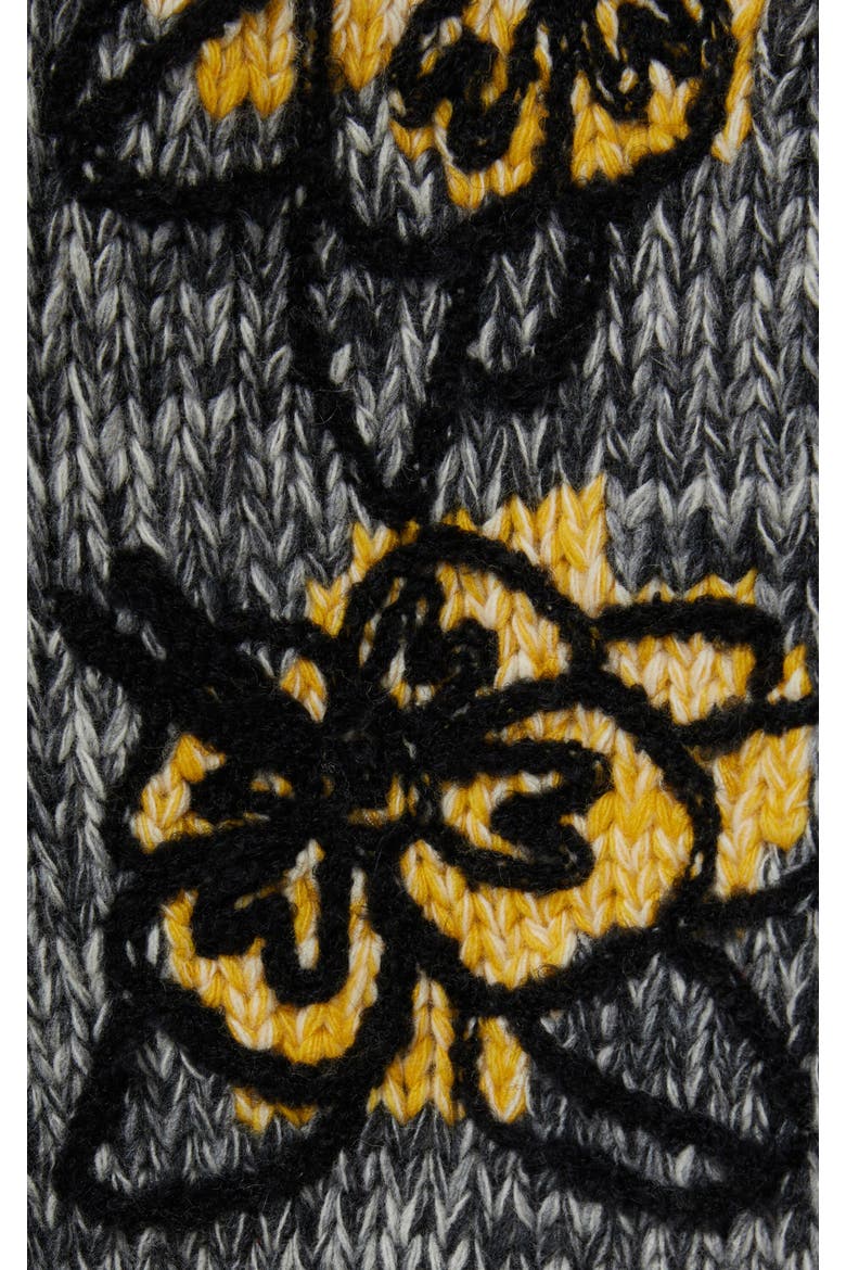 Embroidered Chalet Cardigan, Alternate, color, Multicolor Grey