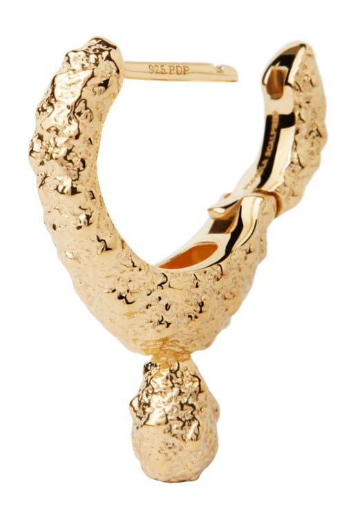 Pdpaola Lava Single Hoop In Gold