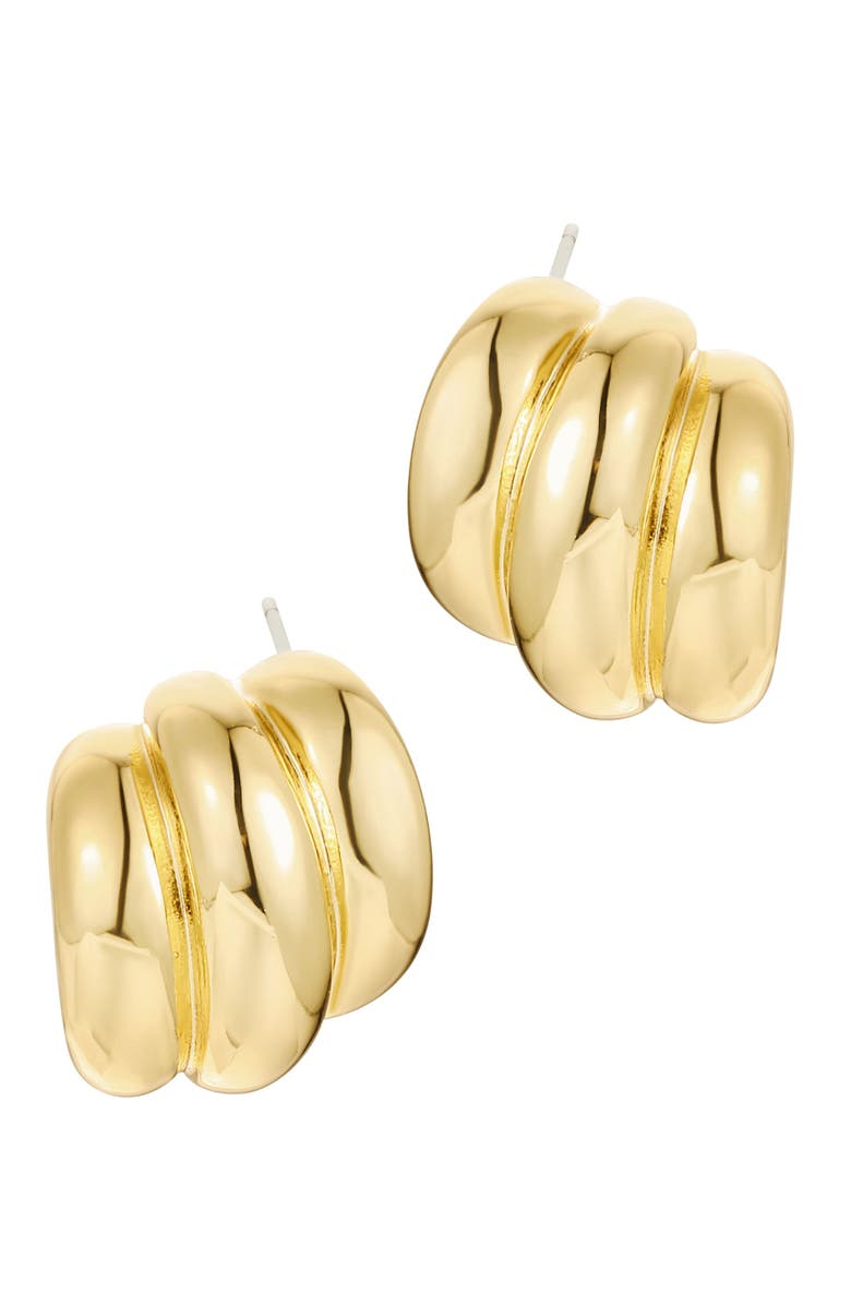 st. Moran Aura Statement Earrings, Main, color, Gold