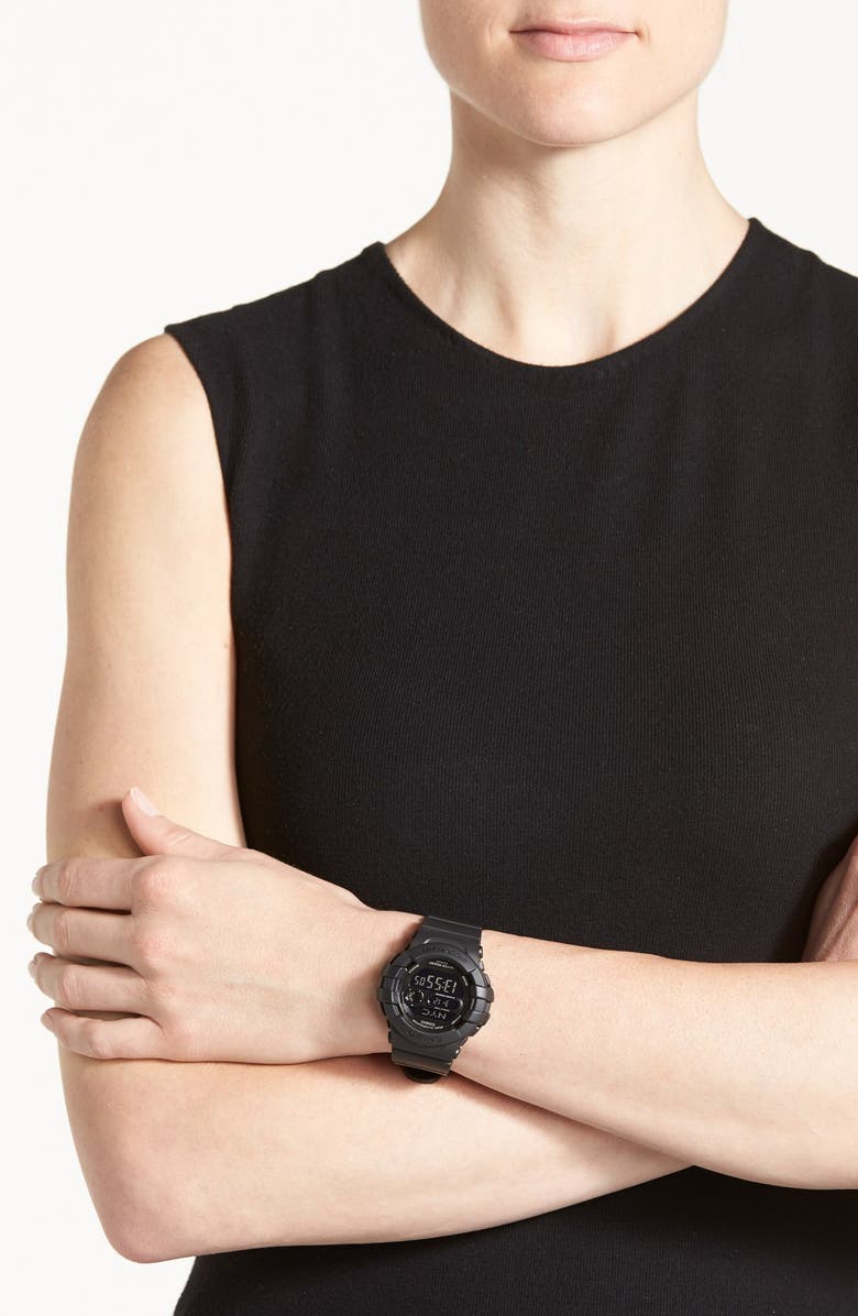 G-SHOCK Baby-G 'Dual Illuminator' Digital Watch, 42mm, Alternate, color, 