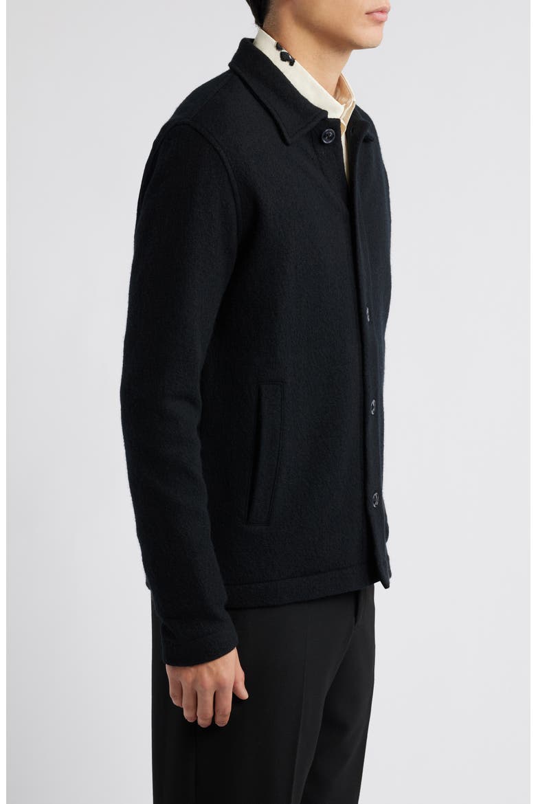 Zander 6398 Wool Shirt Jacket, Alternate, color, BLACK
