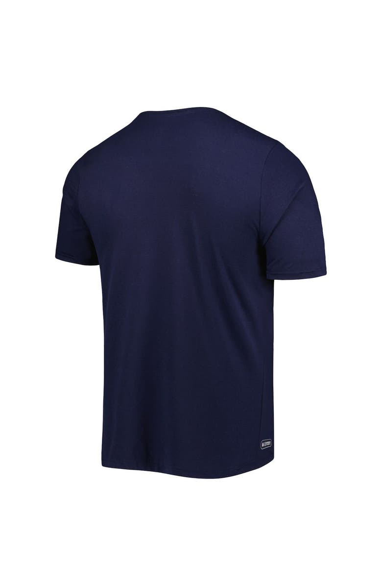 New Era Men's New Era College Navy Seattle Seahawks Combine Authentic Training Huddle Up T-Shirt, Alternate, color,