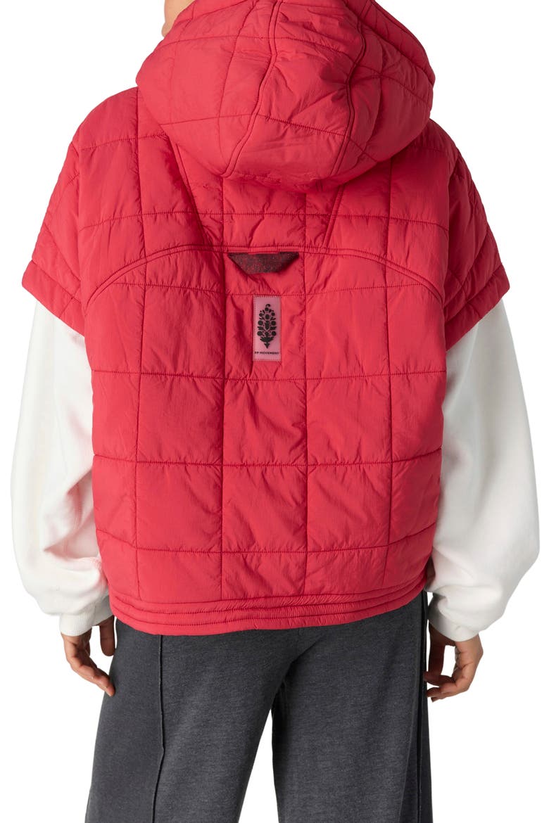 FP Movement Happy Trails Poncho, Alternate, color, CANDY APPLE