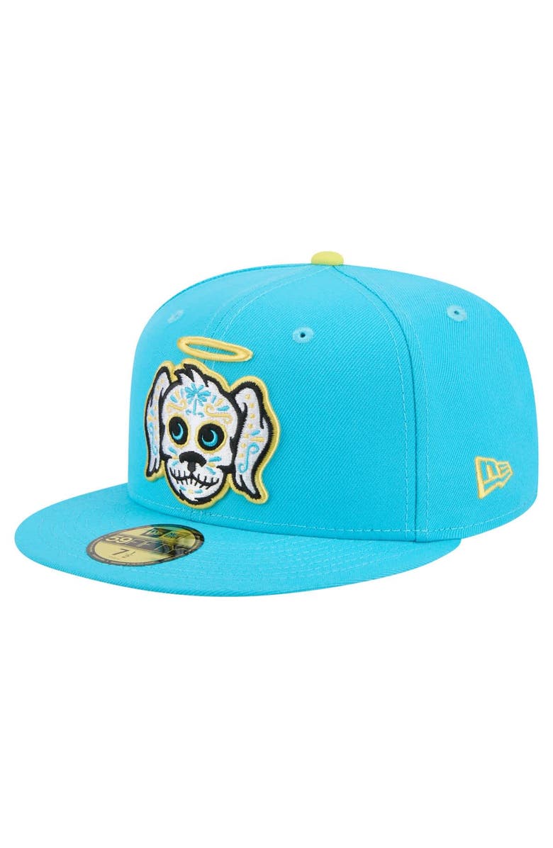 New Era Men's New Era Light Blue Charleston RiverDogs Copa de la Diversión 59FIFTY Fitted Hat, Main, color, Light Blue