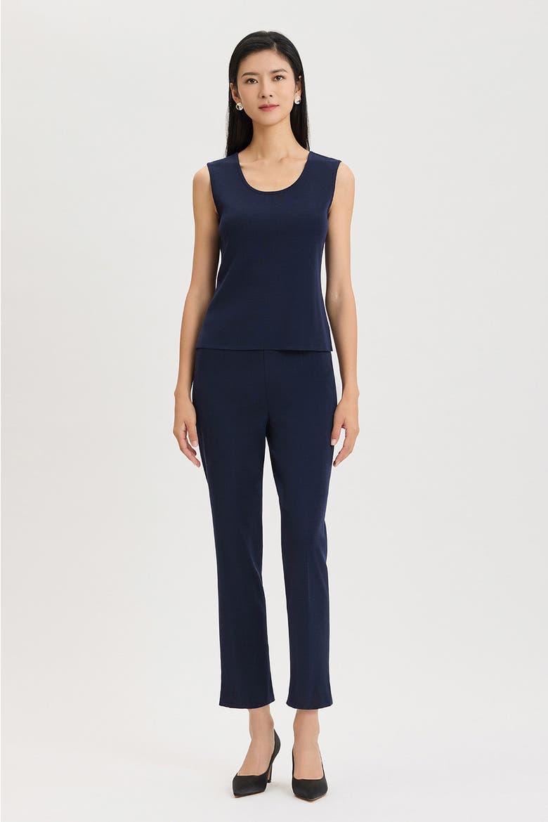 Scoop Neck Tank, Alternate, color, Indigo