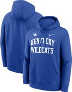 Nike Men's Nike Royal Kentucky Wildcats Primetime Arched Club Fleece Pullover Hoodie