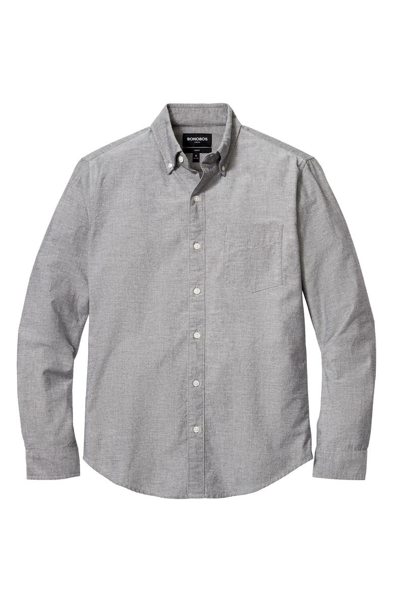 Bonobos Slim Fit Stretch Oxford Button-Down Shirt, Alternate, color, 
