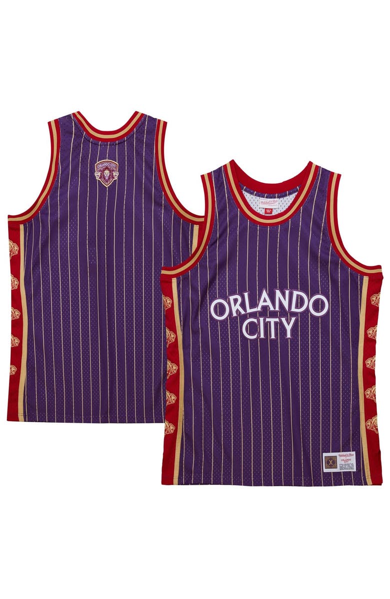 Mitchell & Ness Men's Mitchell & Ness Purple Orlando City SC 10th Anniversary Swingman Basketball Jersey, Alternate, color, Purple