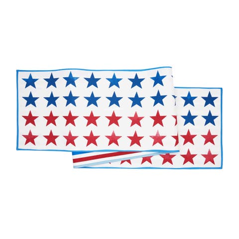 Red White & Pow Table Runner 14" x 72"