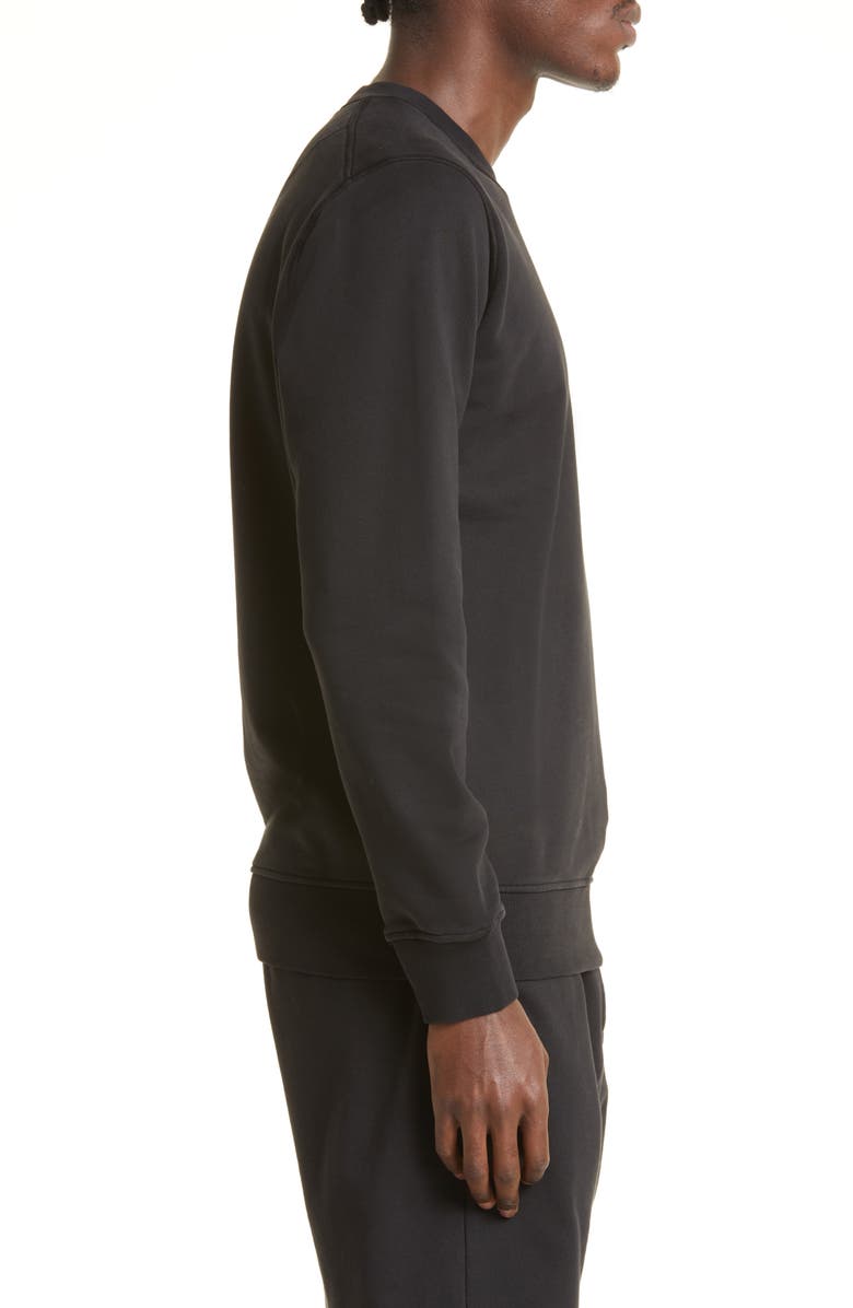 Stone Island Logo Patch Cotton Sweatshirt, Alternate, color,