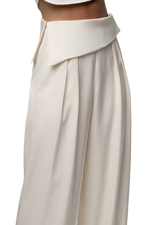 Jluxlabel Executive High Waist Pants In White
