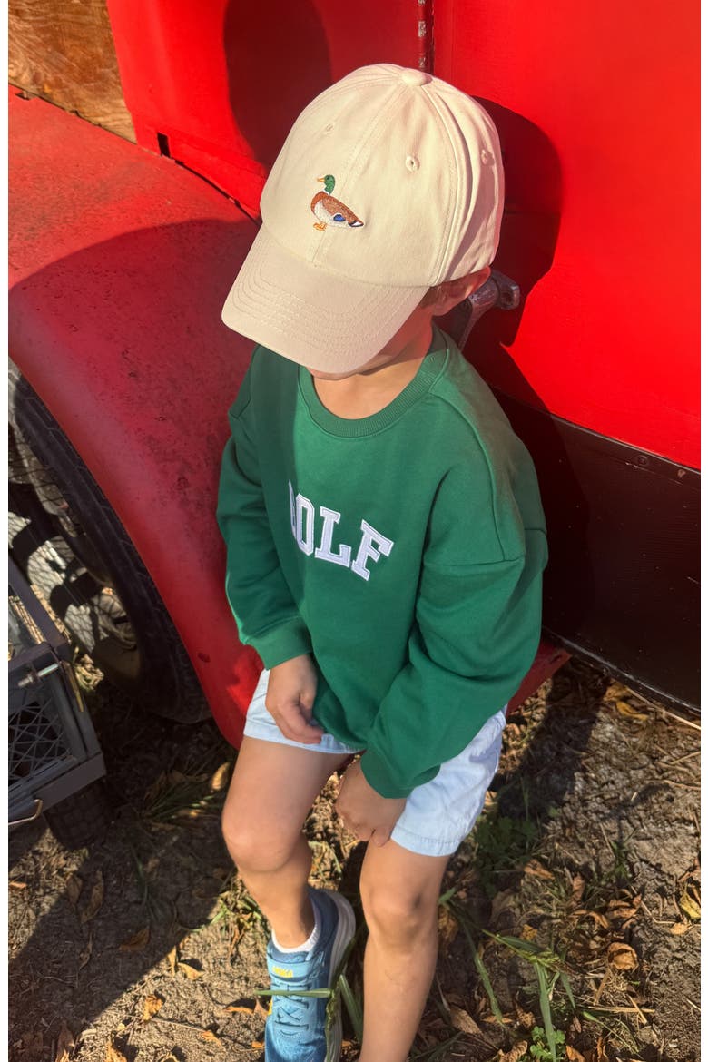 Mallard Duck Twill Baseball Hat, Alternate, color, Khaki