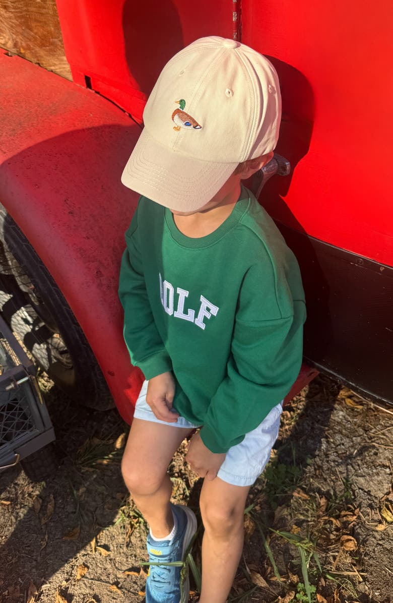 Bits & Bows Mallard Duck Twill Baseball Hat, Alternate, color, Khaki