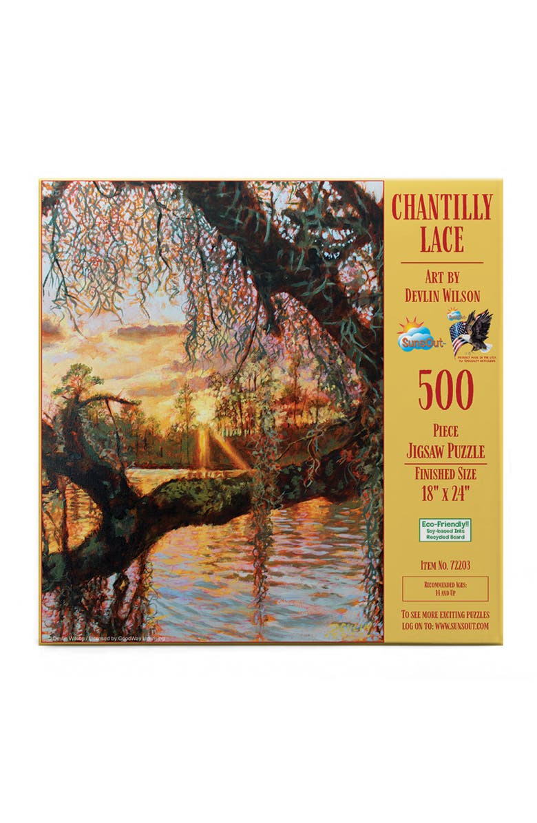 Sunsout Chantilly Lace 550 piece Jigsaw Puzzle for Adults, Alternate, color, Multicolor