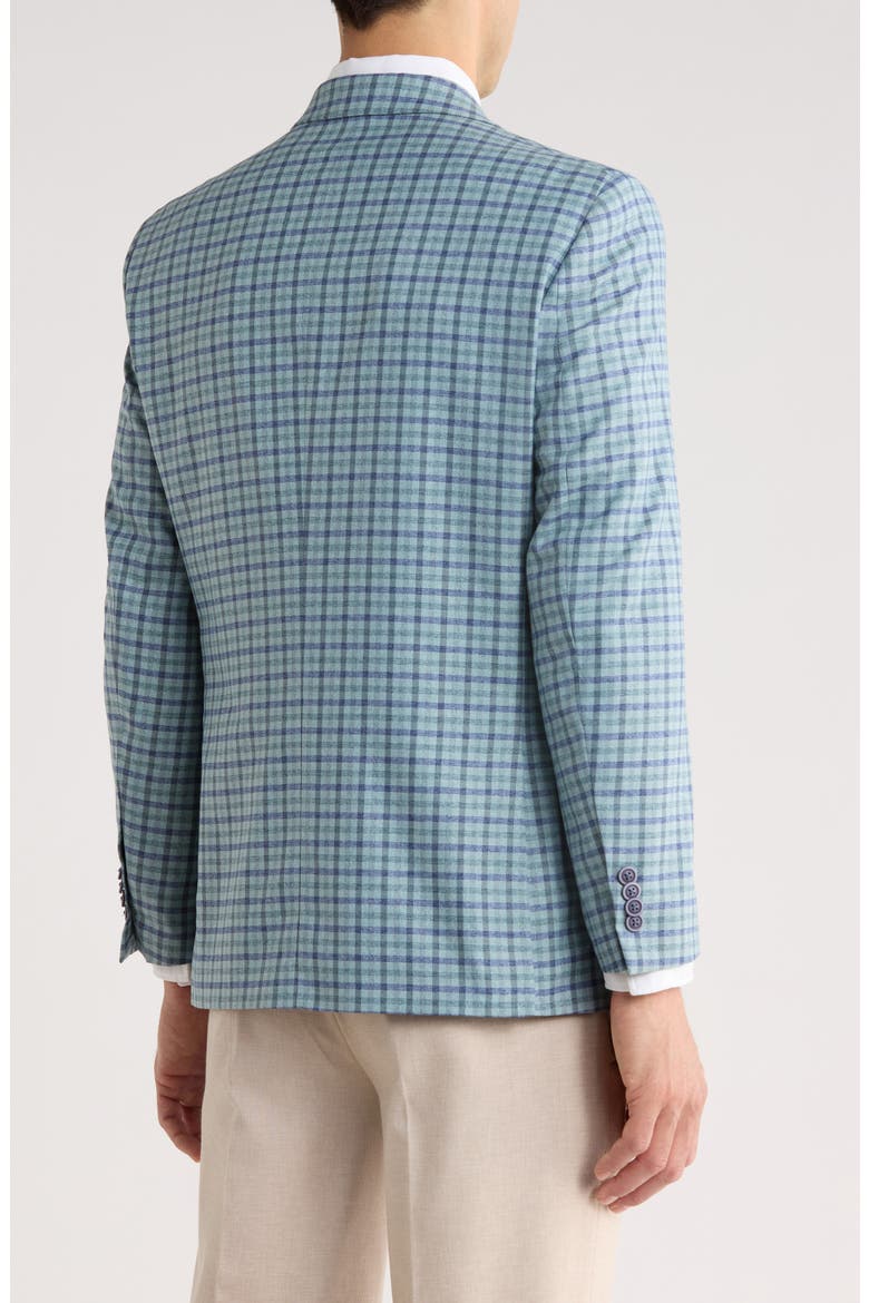 Stretch Sport Coat, Alternate, color, BLUE CHECK