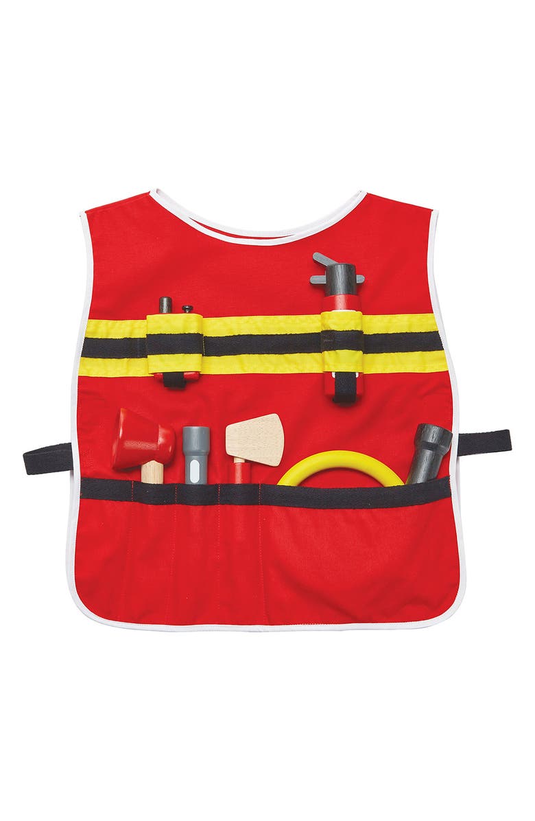 PlanToys<sup>®</sup> Fire Fighter Play Set, Alternate, color, Red