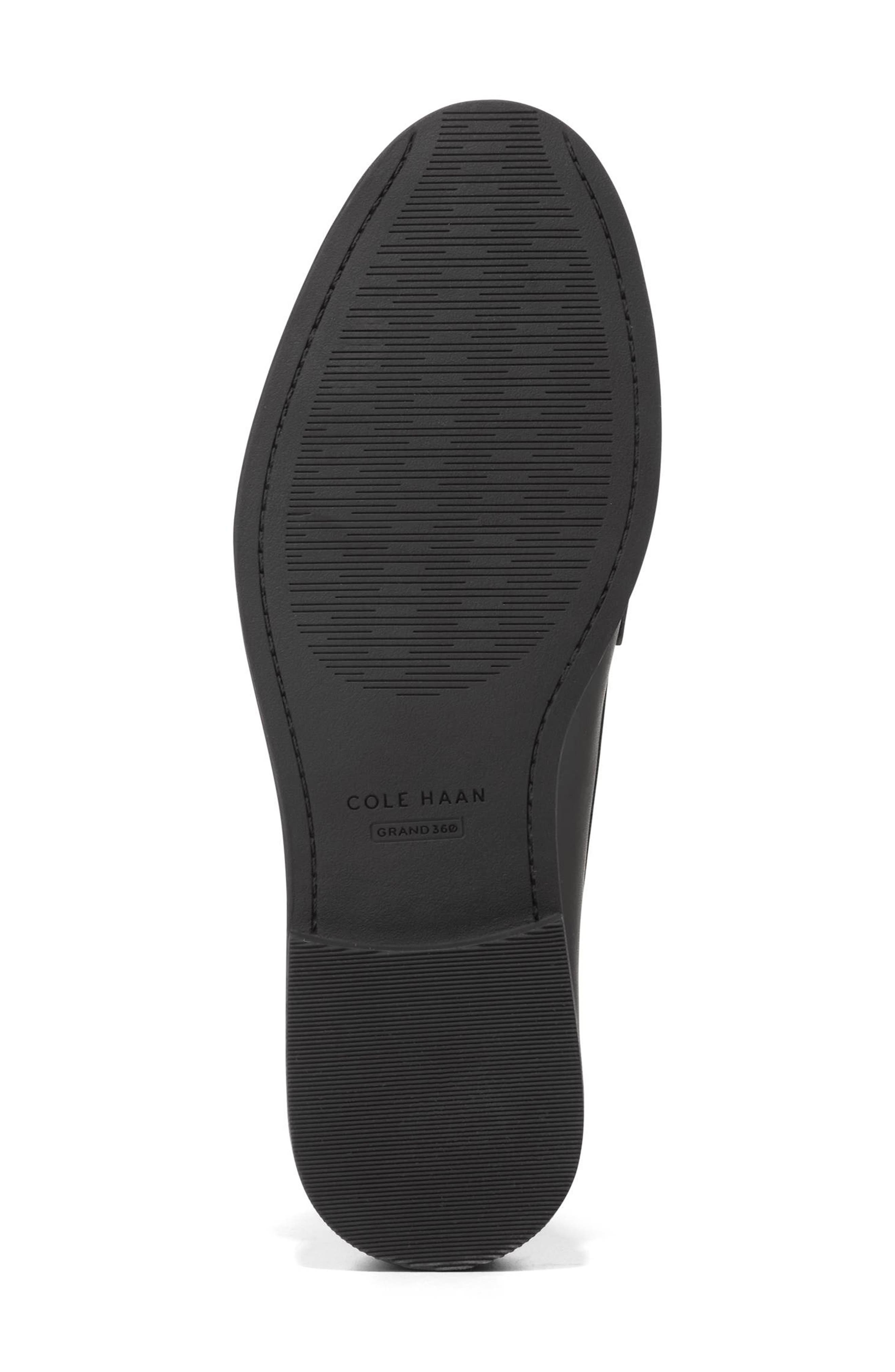 Cole Haan Stassi Bow Loafer, Alternate, color, Black Leather