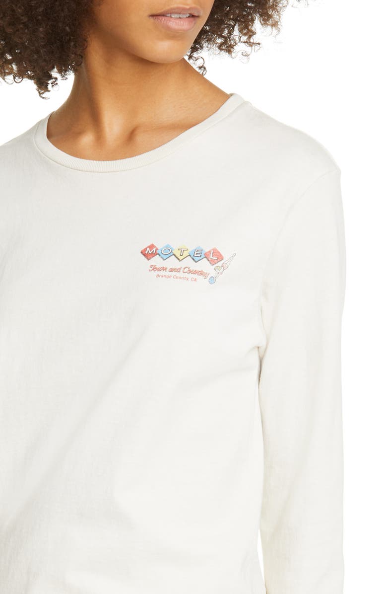 Re/Done '90s Motel Long Sleeve Graphic Tee, Alternate, color, 
