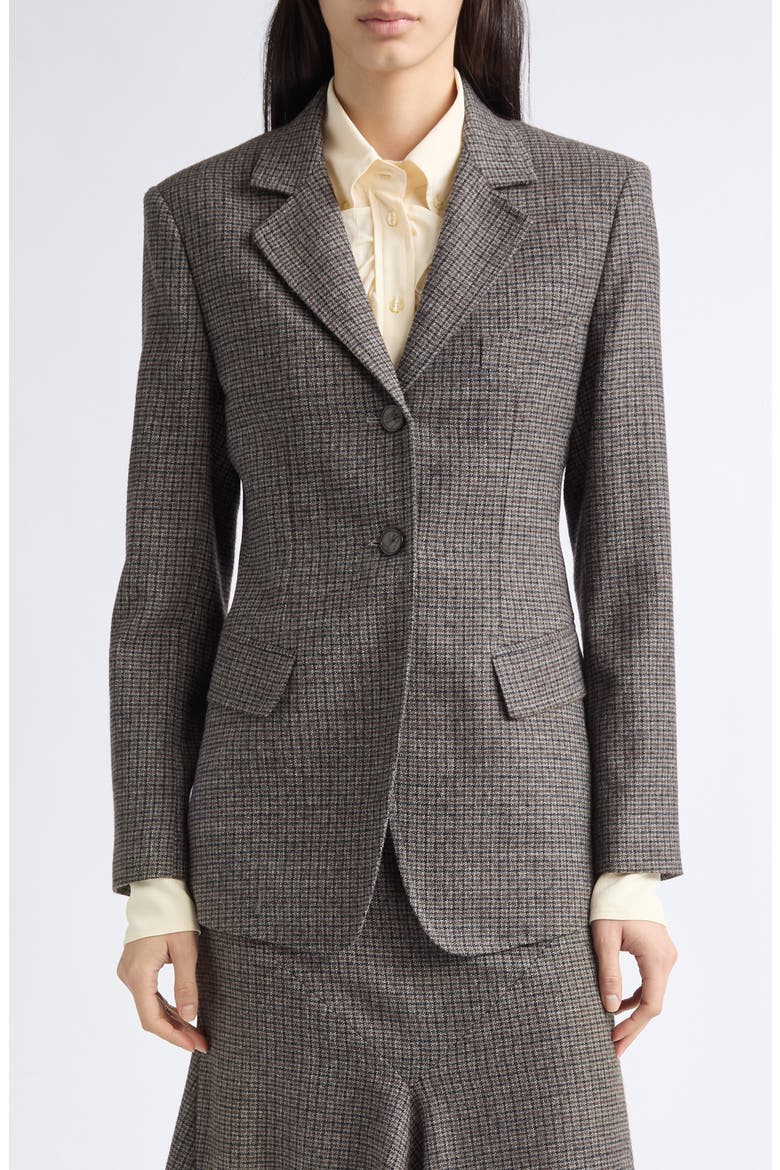 Wool Two Button Jacket, Main, color, MULTI GRAY BASE