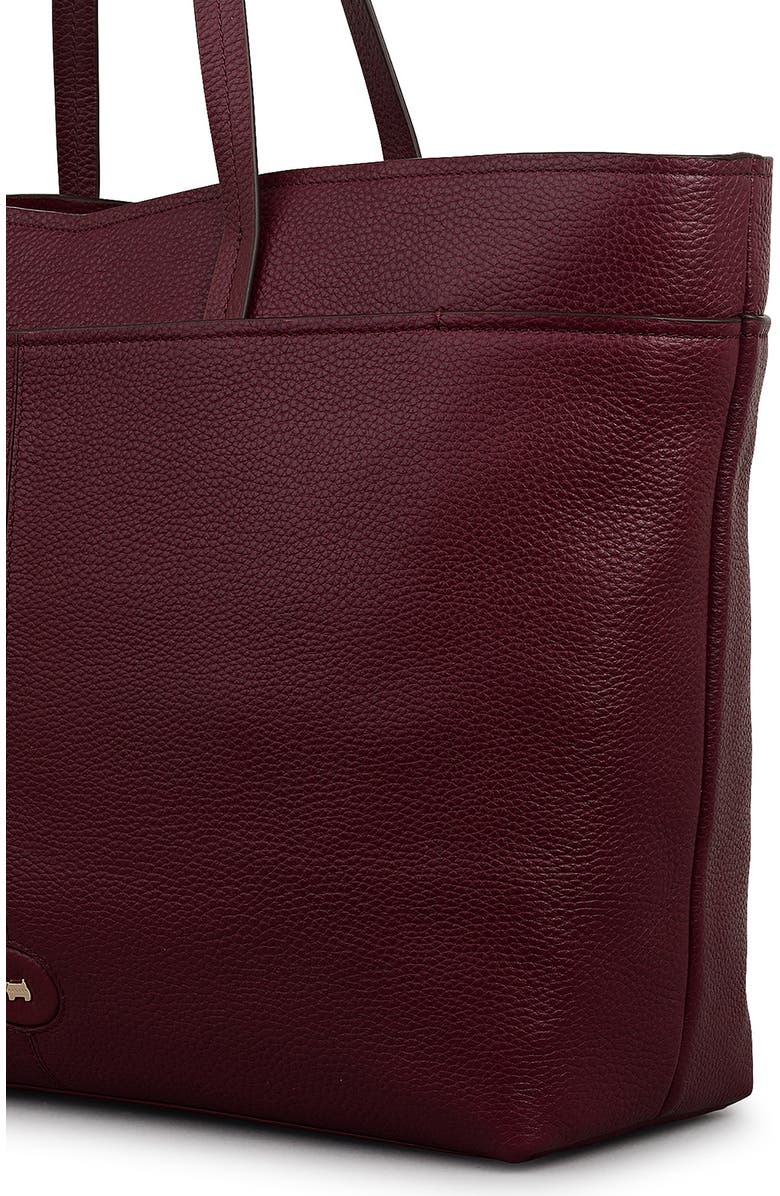 Radley Maldon Mews Large Leather Zip Top Tote, Alternate, color, Dark Cherry