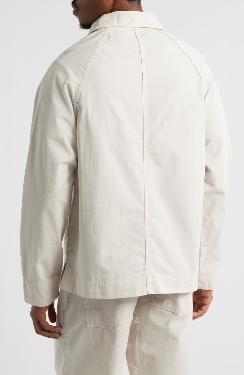 Service Works Organic Cotton Ripstop Front of House Jacket, Alternate, color, Bone
