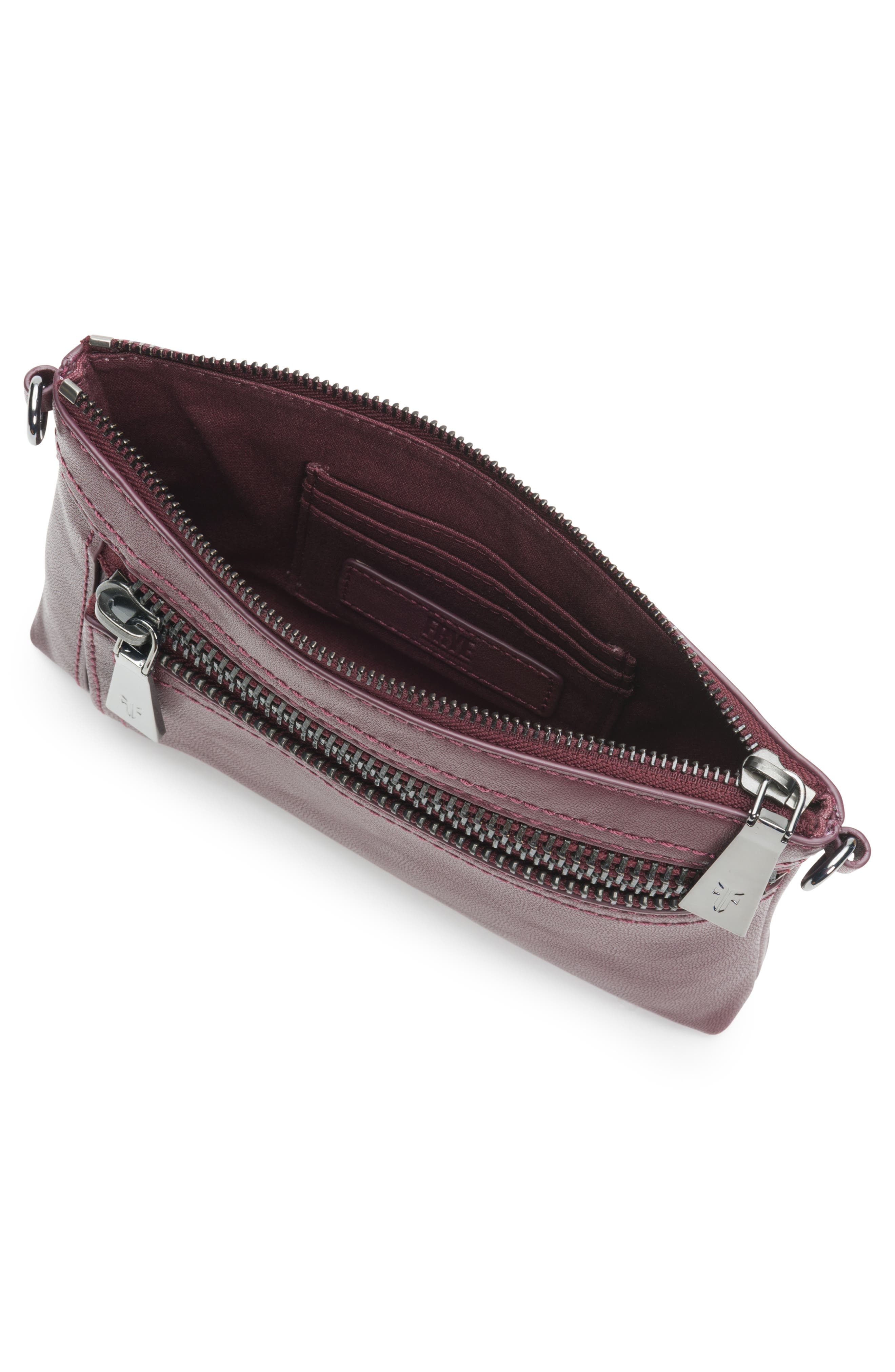 Frye Lena Leather Crossbody Bag, Alternate, color, 