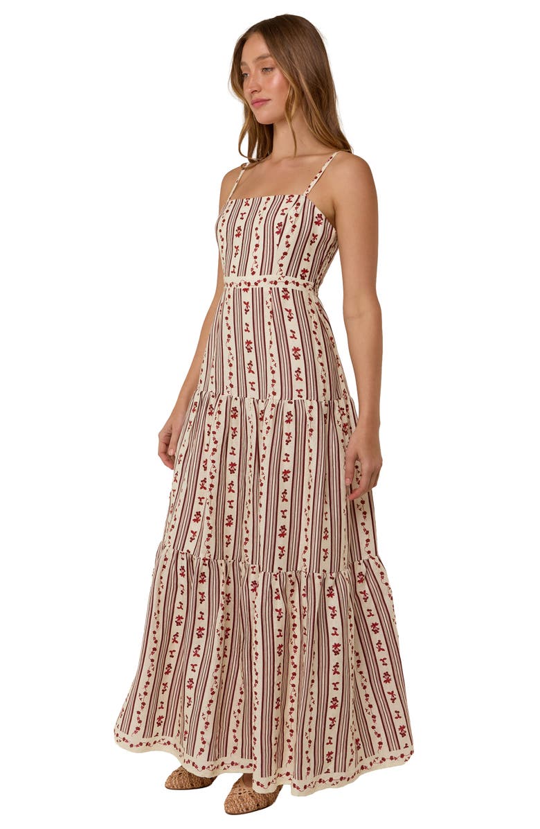 Palm Noosa Celine Maxi Dress, Alternate, color, Raye Fleur