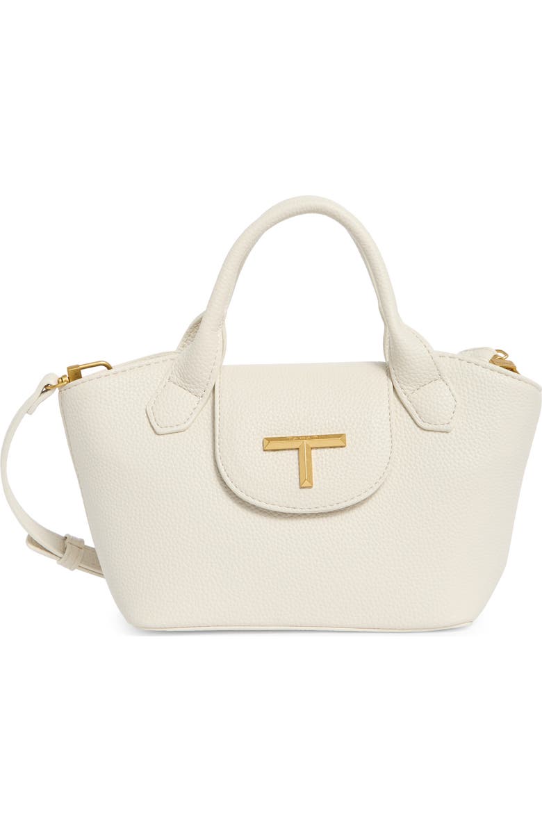 Tahari Elle Top Handle Bag, Main, color, Eggshell