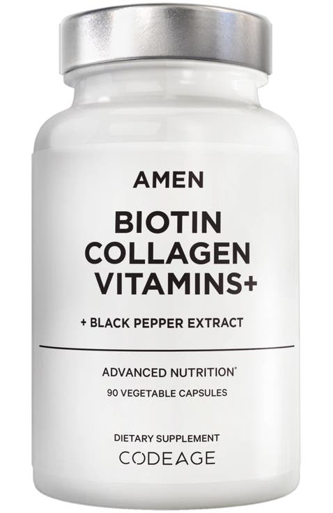 Amen Biotin Collagen Peptides + Vitamins C, E & Keratin