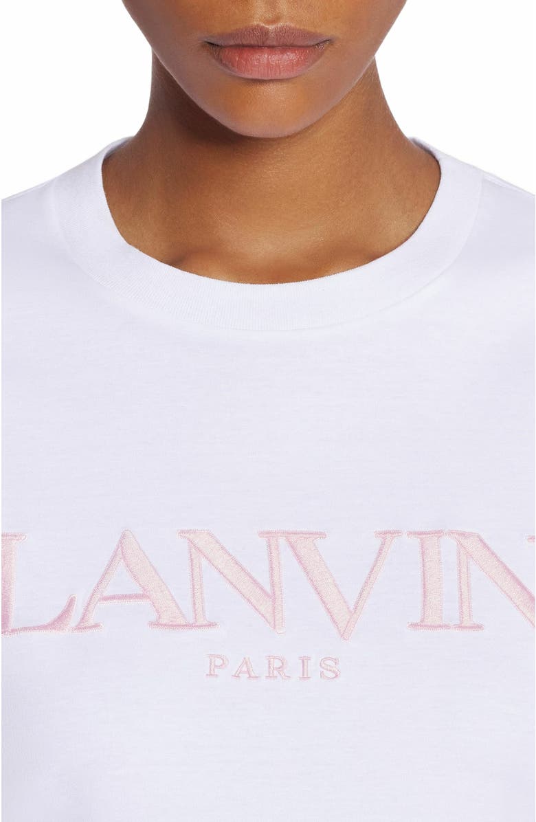 Lanvin Embroidered T-Shirt, Alternate, color, 