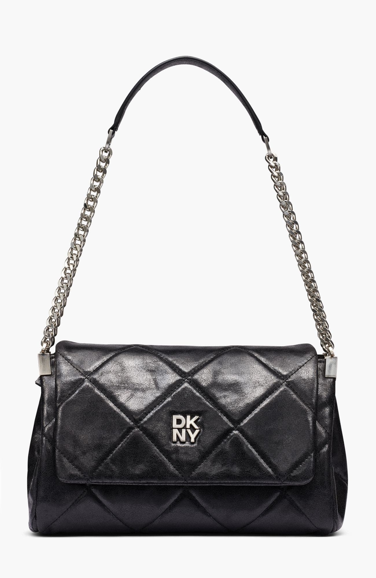 Soho Medium Shoulder Bag, Main, color, Black/Silver