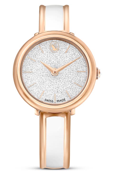 Crystalline Braclet Watch, 32mm