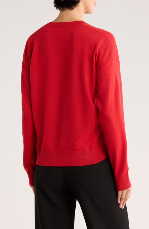 Nordstrom Rack V-neck Pullover Sweater In Red